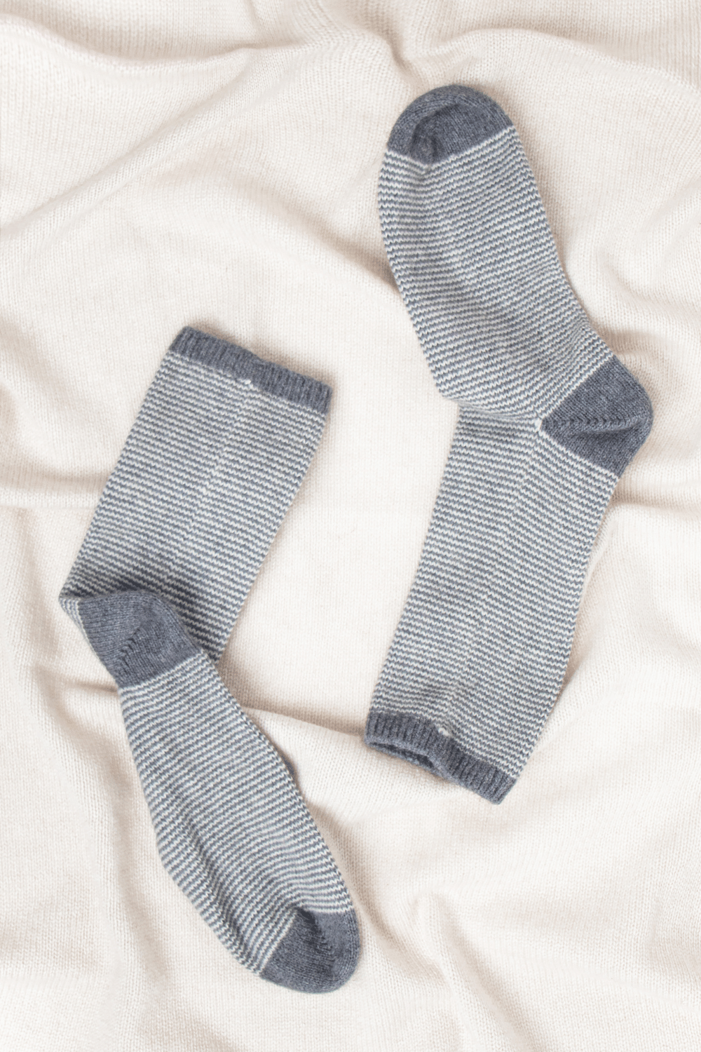 Nimbus Possum Merino Striped Socks