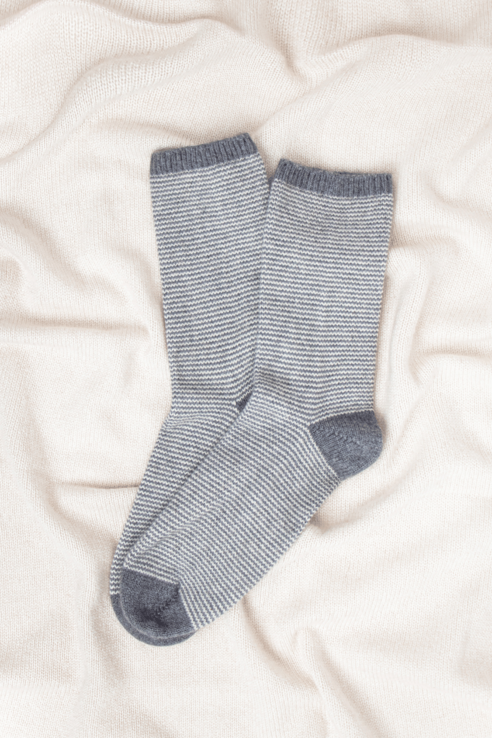 Nimbus Possum Merino Striped Socks
