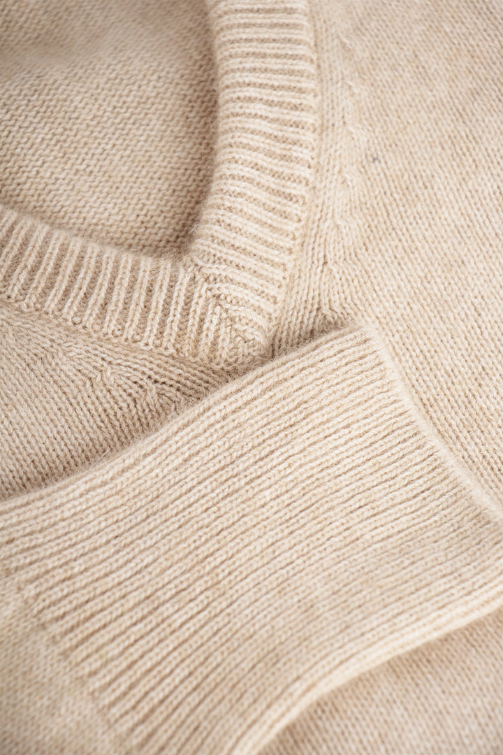 Womens Cirrus Vee Neck Sweater