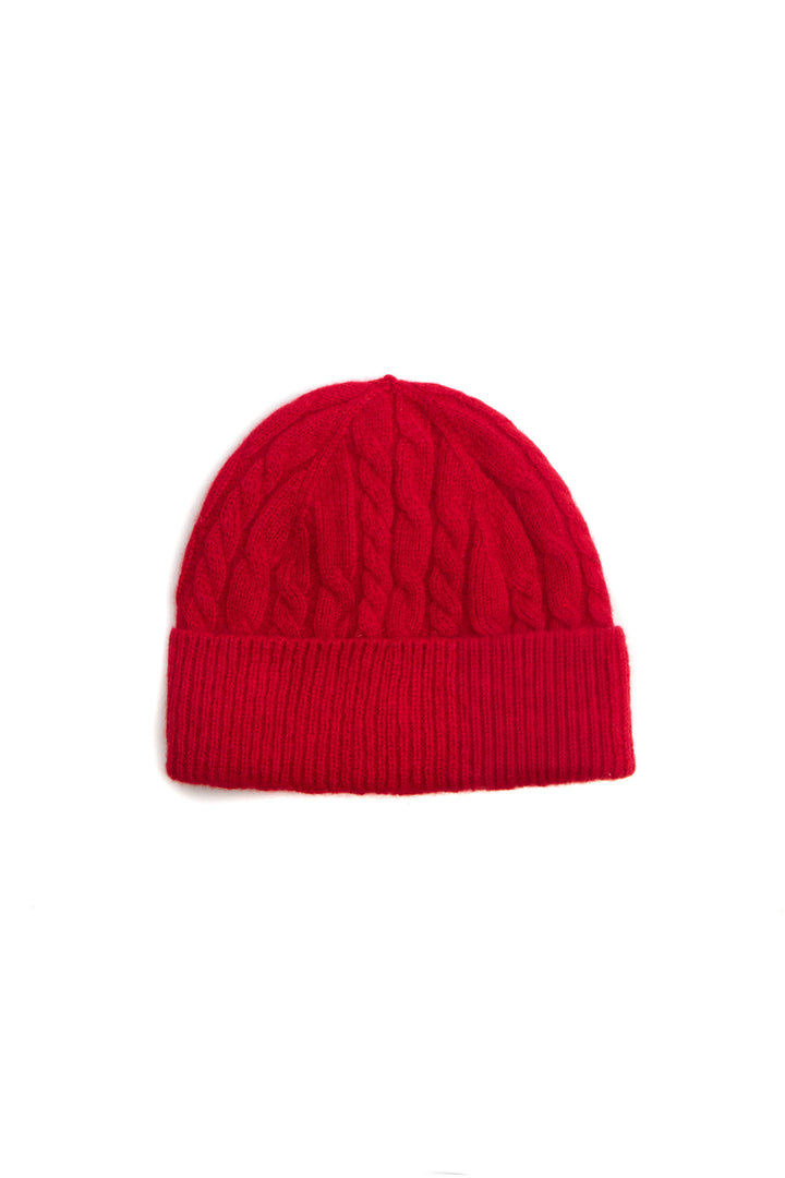 Cashmere Cable Beanie