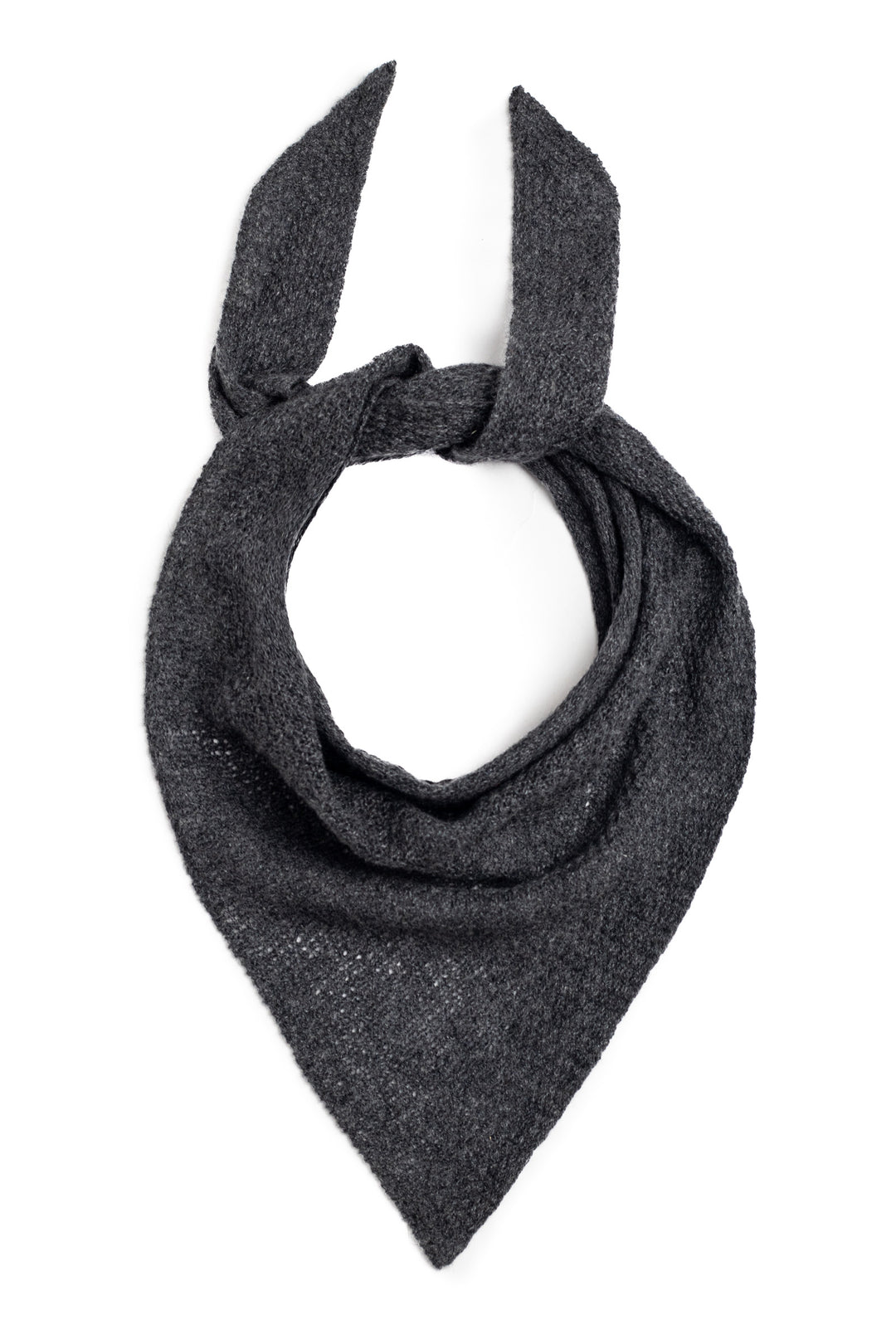 Cashmere triangle scarf #colour_derby-grey