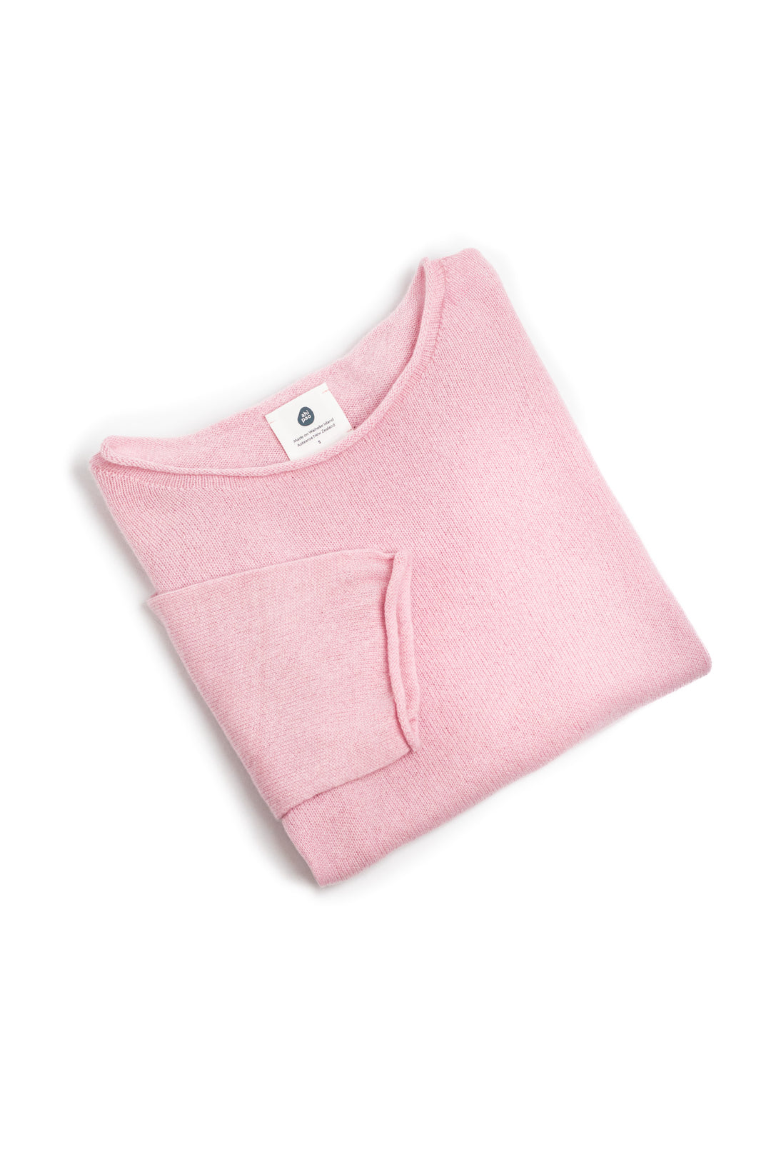 long sleeve cashmere t shirt - #colour_glamour-pink