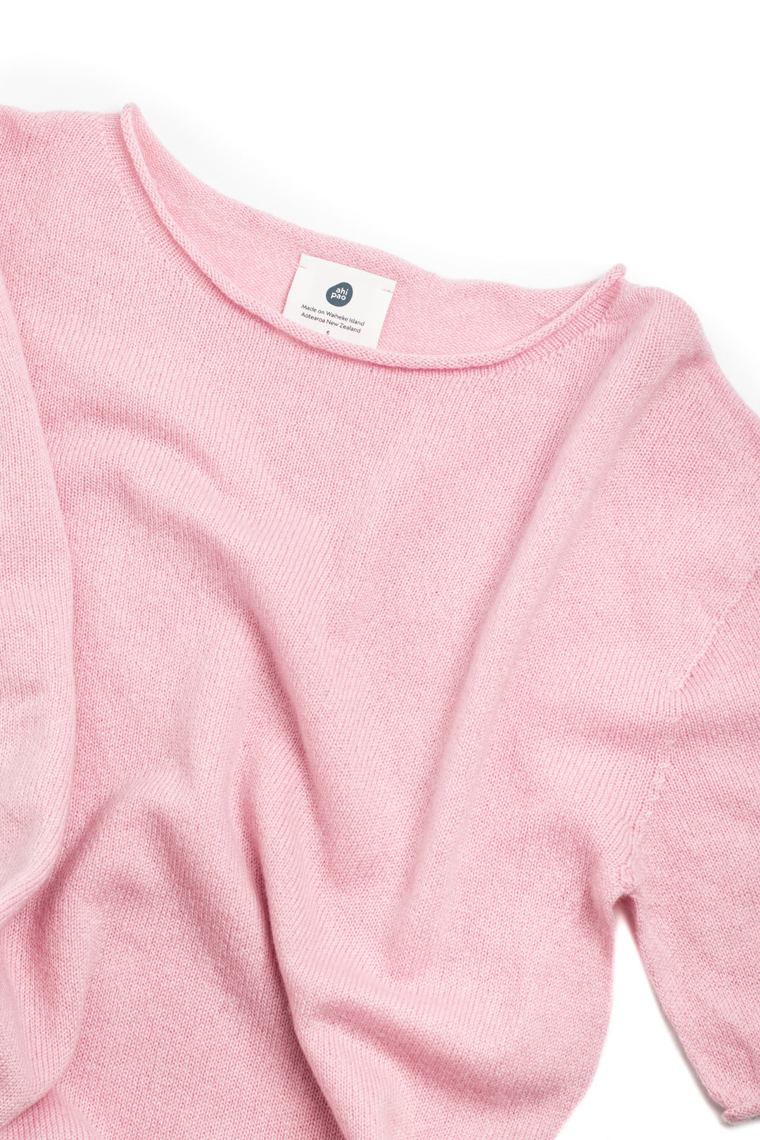 long sleeve cashmere t shirt - #glamour-pink