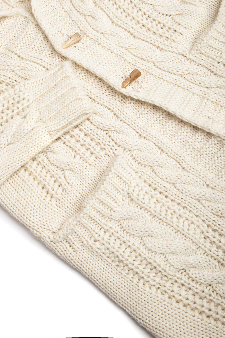 Alpaca Wool Blend Long Cardigan