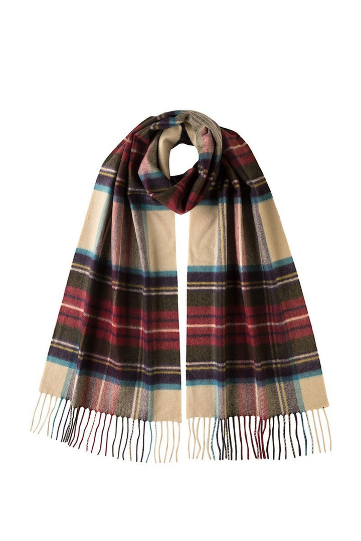 Cashmere Large Tartan Scarf