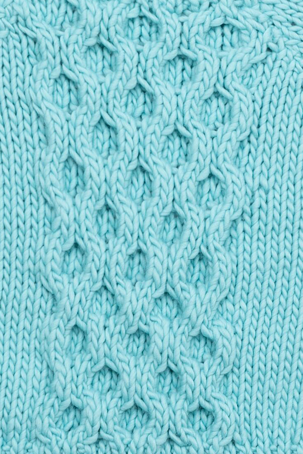 High Neck Aran (hand knitted)