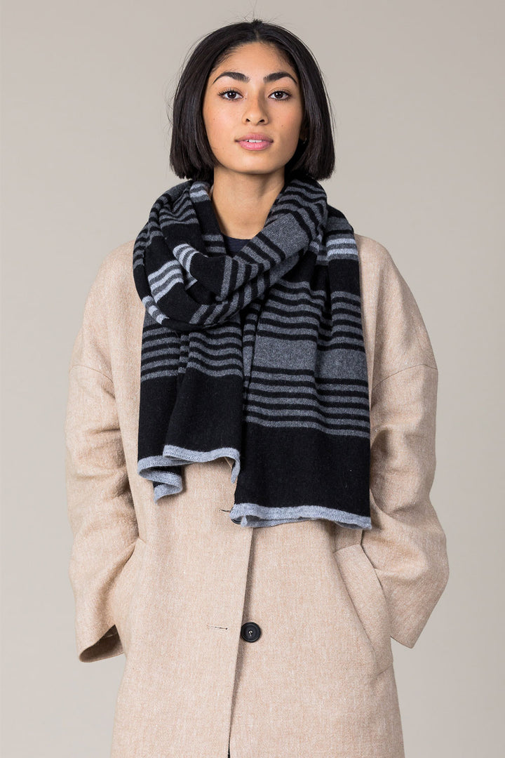 Cashmere 3 Stripe Scarf