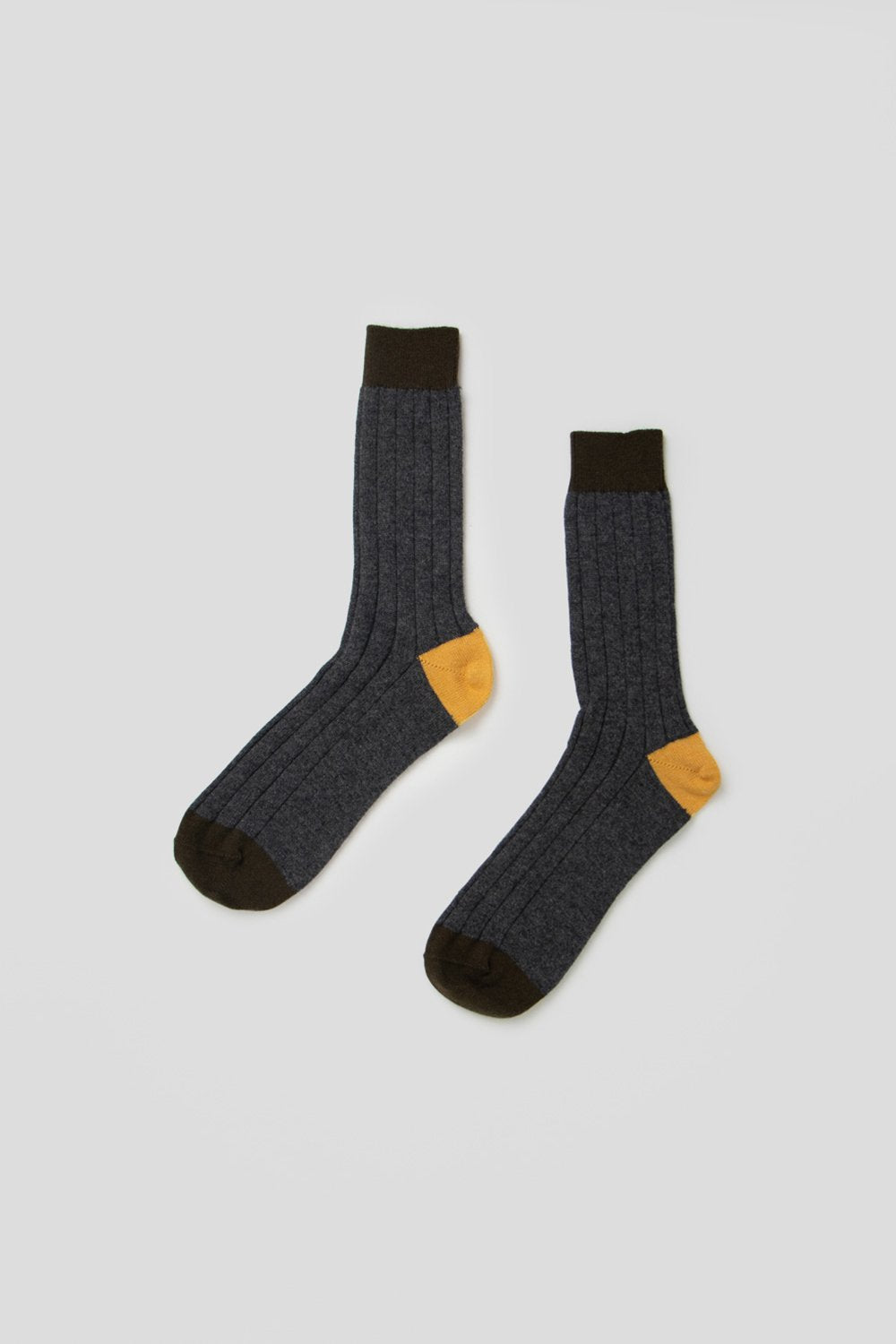 Cashmere Mens Colour Block Socks