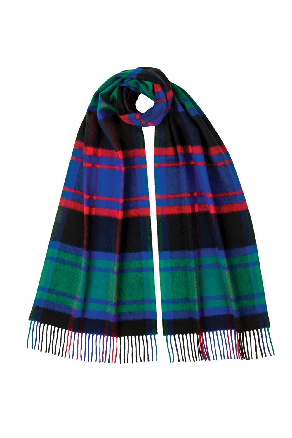 Cashmere Large Tartan Scarf