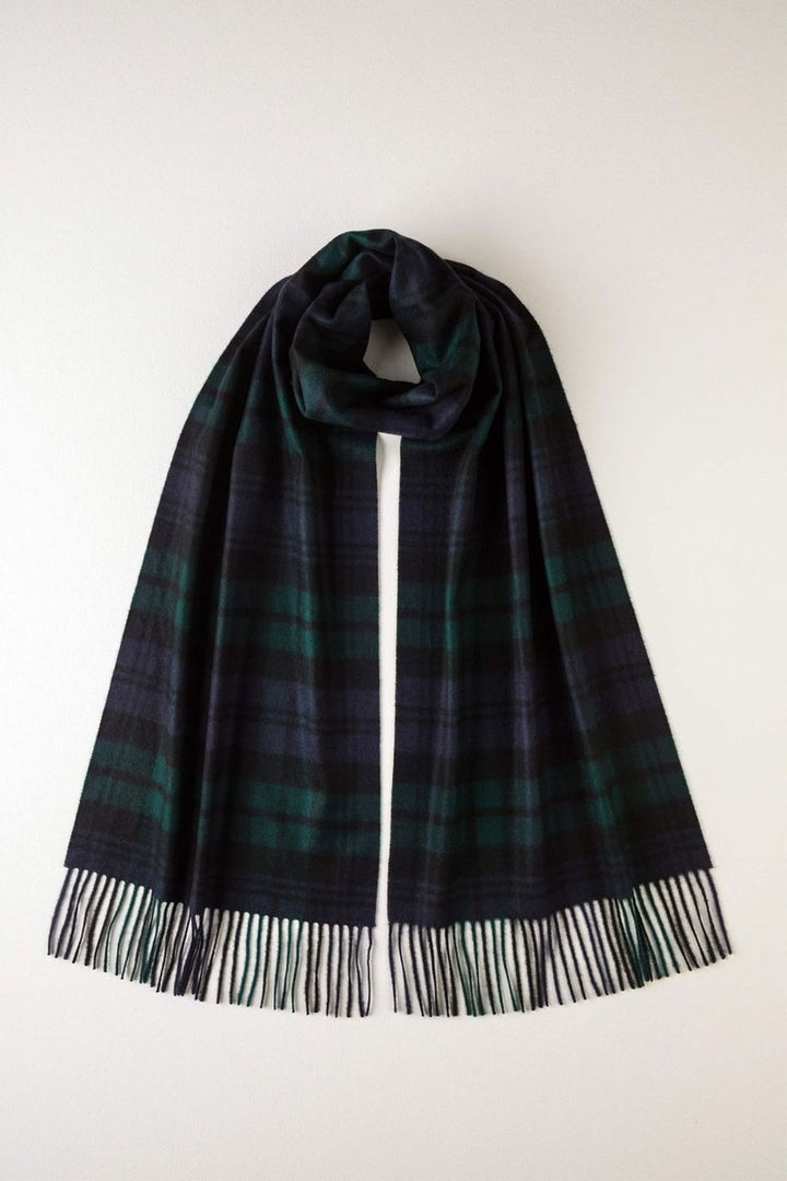 Cashmere Large Tartan Scarf