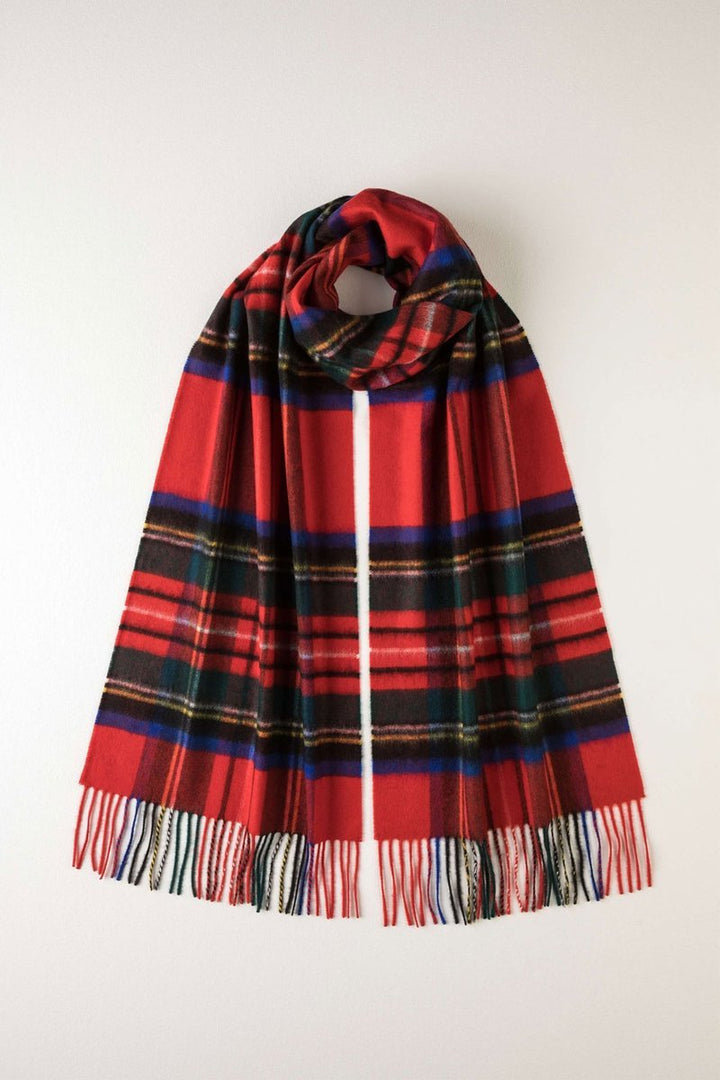 Cashmere Large Tartan Scarf