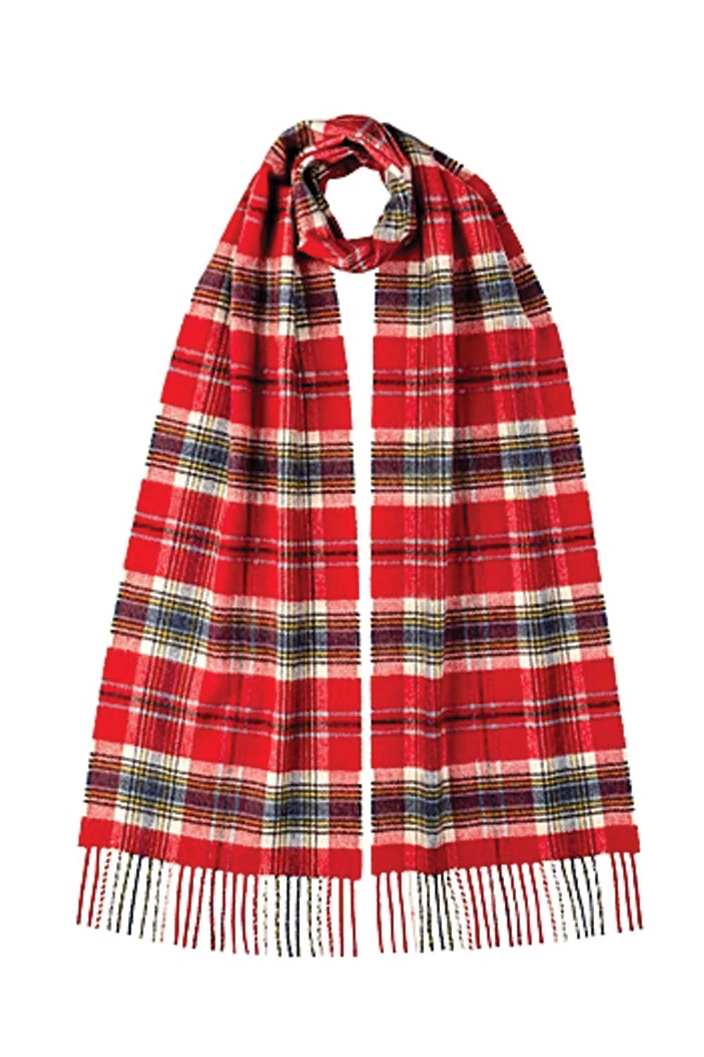 Cashmere Large Tartan Scarf